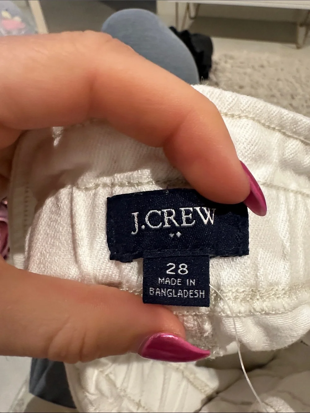 J. Crew Relaxed White Women's Jeans